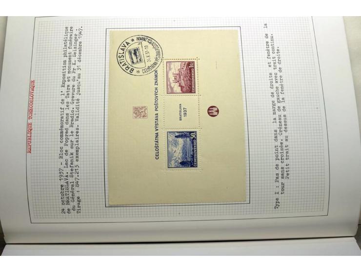 1918/86, ungebrauchte und gestempelte Sammlung mit lokalen Revolutionsausgaben, VZOREC auf Hradschin, Portoprovisiorien, Pro