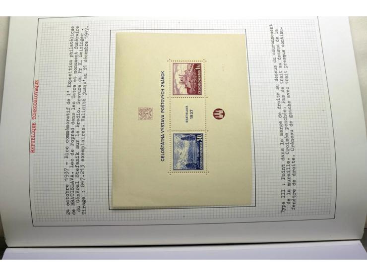  1918/86, ungebrauchte und gestempelte Sammlung mit lokalen Revolutionsausgaben, VZOREC auf Hradschin, Portoprovisiorien, Pro