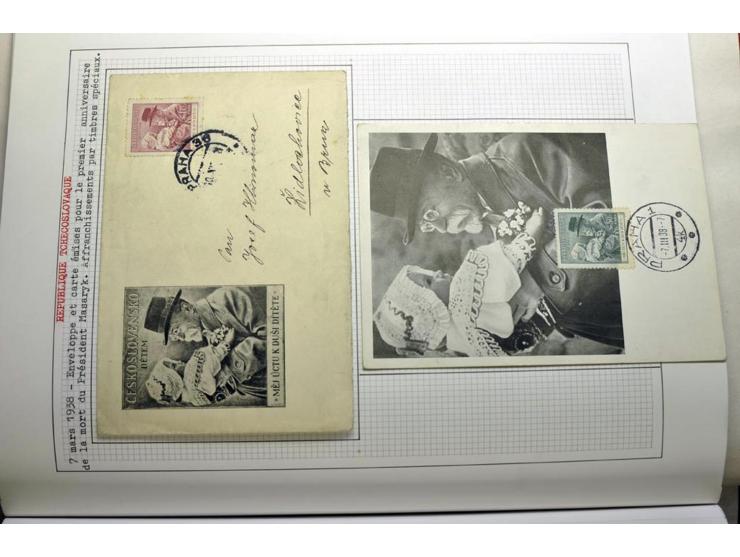  1918/86, ungebrauchte und gestempelte Sammlung mit lokalen Revolutionsausgaben, VZOREC auf Hradschin, Portoprovisiorien, Pro