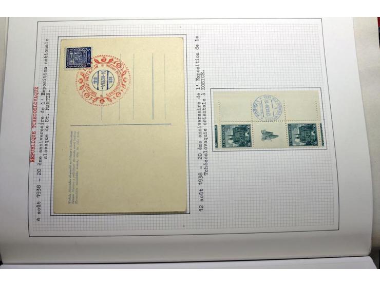  1918/86, ungebrauchte und gestempelte Sammlung mit lokalen Revolutionsausgaben, VZOREC auf Hradschin, Portoprovisiorien, Pro