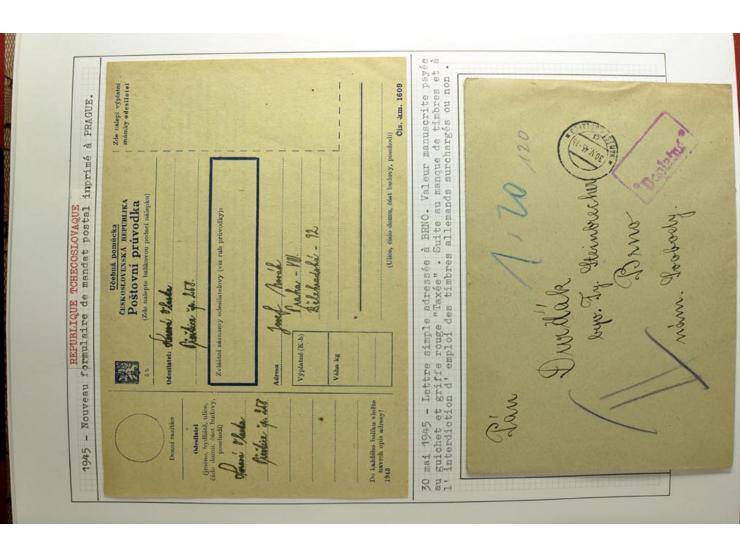  1918/86, ungebrauchte und gestempelte Sammlung mit lokalen Revolutionsausgaben, VZOREC auf Hradschin, Portoprovisiorien, Pro