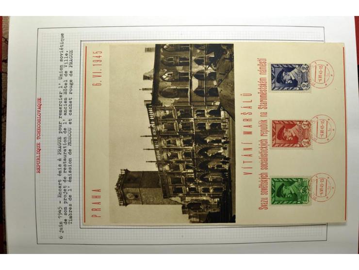  1918/86, ungebrauchte und gestempelte Sammlung mit lokalen Revolutionsausgaben, VZOREC auf Hradschin, Portoprovisiorien, Pro