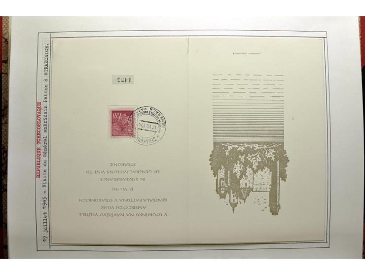  1918/86, ungebrauchte und gestempelte Sammlung mit lokalen Revolutionsausgaben, VZOREC auf Hradschin, Portoprovisiorien, Pro