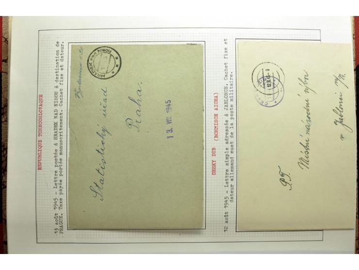  1918/86, ungebrauchte und gestempelte Sammlung mit lokalen Revolutionsausgaben, VZOREC auf Hradschin, Portoprovisiorien, Pro