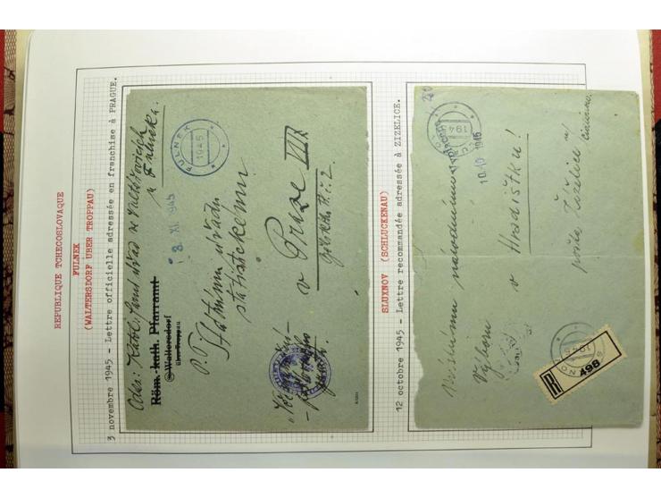 1918/86, ungebrauchte und gestempelte Sammlung mit lokalen Revolutionsausgaben, VZOREC auf Hradschin, Portoprovisiorien, Pro
