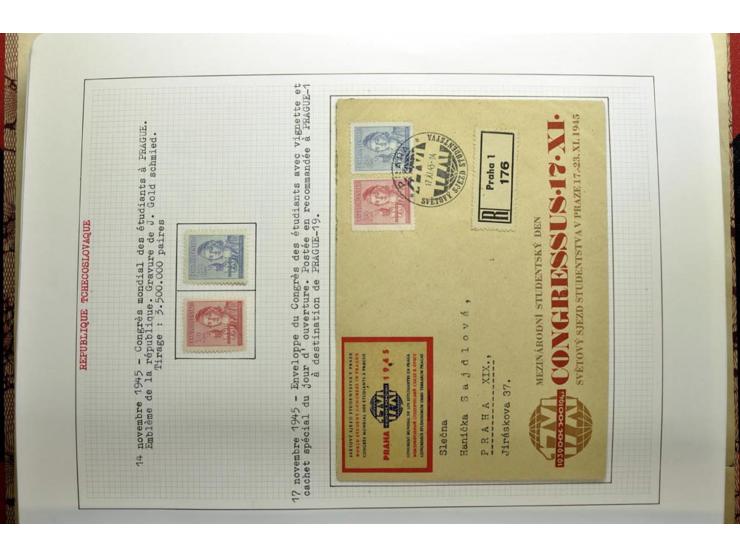  1918/86, ungebrauchte und gestempelte Sammlung mit lokalen Revolutionsausgaben, VZOREC auf Hradschin, Portoprovisiorien, Pro