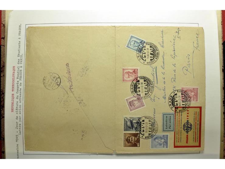  1918/86, ungebrauchte und gestempelte Sammlung mit lokalen Revolutionsausgaben, VZOREC auf Hradschin, Portoprovisiorien, Pro