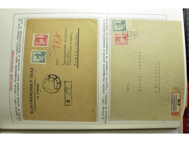  1918/86, ungebrauchte und gestempelte Sammlung mit lokalen Revolutionsausgaben, VZOREC auf Hradschin, Portoprovisiorien, Pro