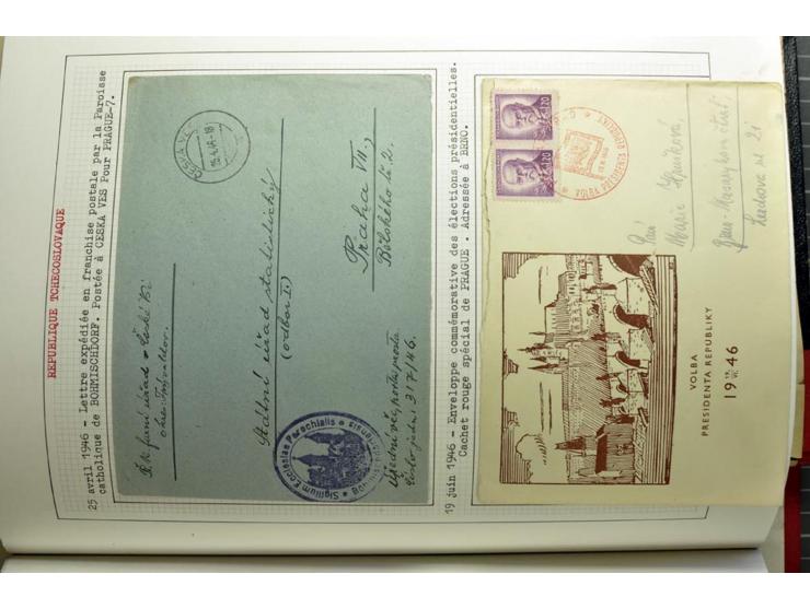  1918/86, ungebrauchte und gestempelte Sammlung mit lokalen Revolutionsausgaben, VZOREC auf Hradschin, Portoprovisiorien, Pro