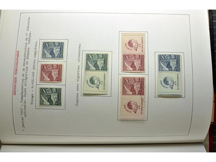  1918/86, ungebrauchte und gestempelte Sammlung mit lokalen Revolutionsausgaben, VZOREC auf Hradschin, Portoprovisiorien, Pro