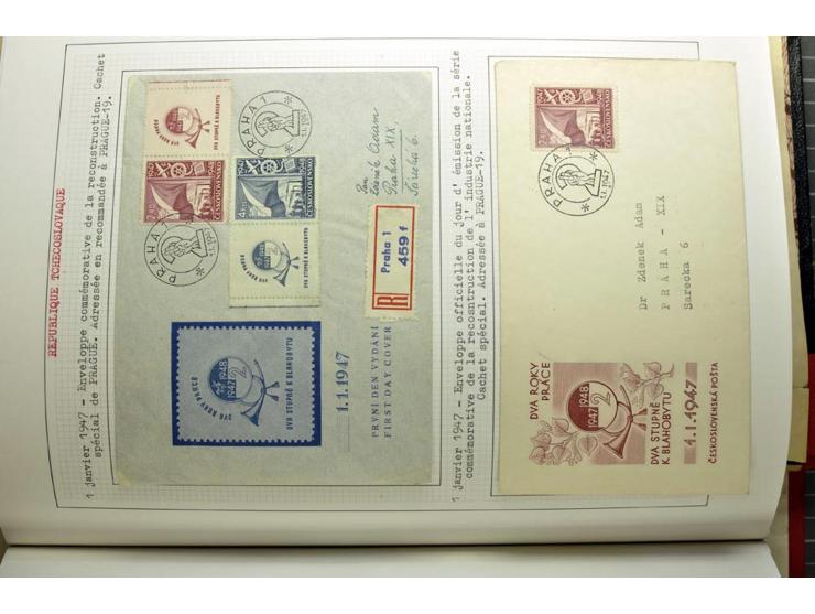  1918/86, ungebrauchte und gestempelte Sammlung mit lokalen Revolutionsausgaben, VZOREC auf Hradschin, Portoprovisiorien, Pro