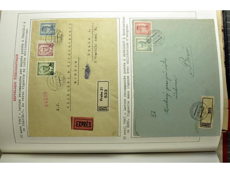  1918/86, ungebrauchte und gestempelte Sammlung mit lokalen Revolutionsausgaben, VZOREC auf Hradschin, Portoprovisiorien, Pro