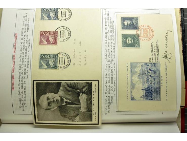  1918/86, ungebrauchte und gestempelte Sammlung mit lokalen Revolutionsausgaben, VZOREC auf Hradschin, Portoprovisiorien, Pro