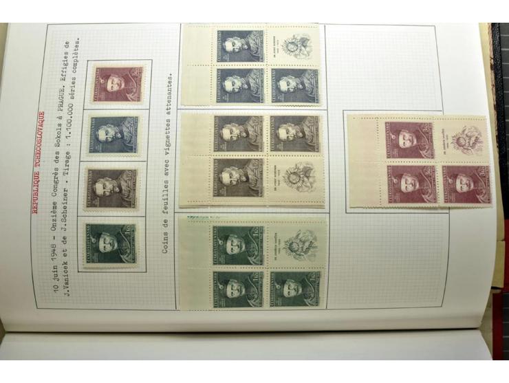  1918/86, ungebrauchte und gestempelte Sammlung mit lokalen Revolutionsausgaben, VZOREC auf Hradschin, Portoprovisiorien, Pro