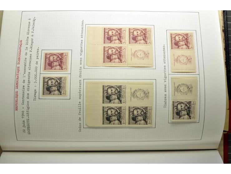  1918/86, ungebrauchte und gestempelte Sammlung mit lokalen Revolutionsausgaben, VZOREC auf Hradschin, Portoprovisiorien, Pro