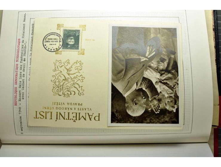  1918/86, ungebrauchte und gestempelte Sammlung mit lokalen Revolutionsausgaben, VZOREC auf Hradschin, Portoprovisiorien, Pro