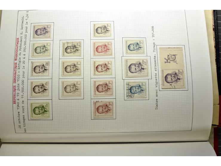  1918/86, ungebrauchte und gestempelte Sammlung mit lokalen Revolutionsausgaben, VZOREC auf Hradschin, Portoprovisiorien, Pro