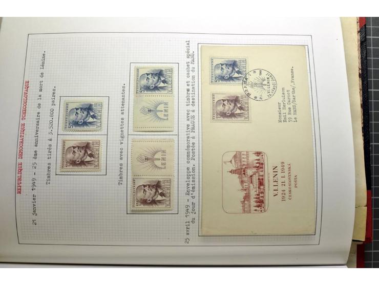  1918/86, ungebrauchte und gestempelte Sammlung mit lokalen Revolutionsausgaben, VZOREC auf Hradschin, Portoprovisiorien, Pro