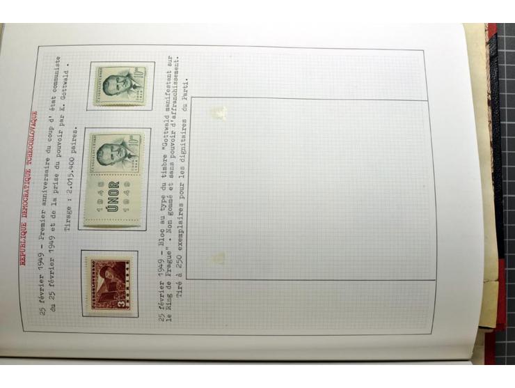  1918/86, ungebrauchte und gestempelte Sammlung mit lokalen Revolutionsausgaben, VZOREC auf Hradschin, Portoprovisiorien, Pro
