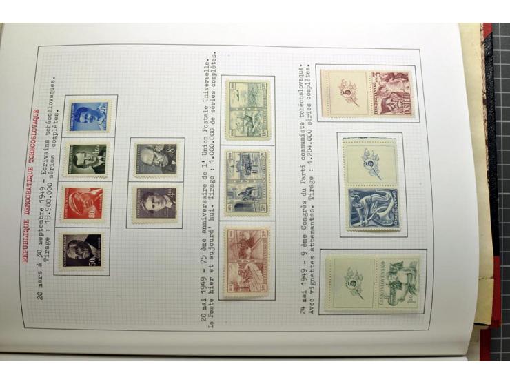  1918/86, ungebrauchte und gestempelte Sammlung mit lokalen Revolutionsausgaben, VZOREC auf Hradschin, Portoprovisiorien, Pro