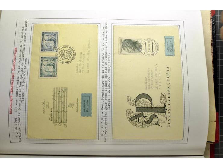  1918/86, ungebrauchte und gestempelte Sammlung mit lokalen Revolutionsausgaben, VZOREC auf Hradschin, Portoprovisiorien, Pro