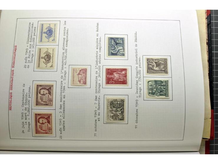  1918/86, ungebrauchte und gestempelte Sammlung mit lokalen Revolutionsausgaben, VZOREC auf Hradschin, Portoprovisiorien, Pro