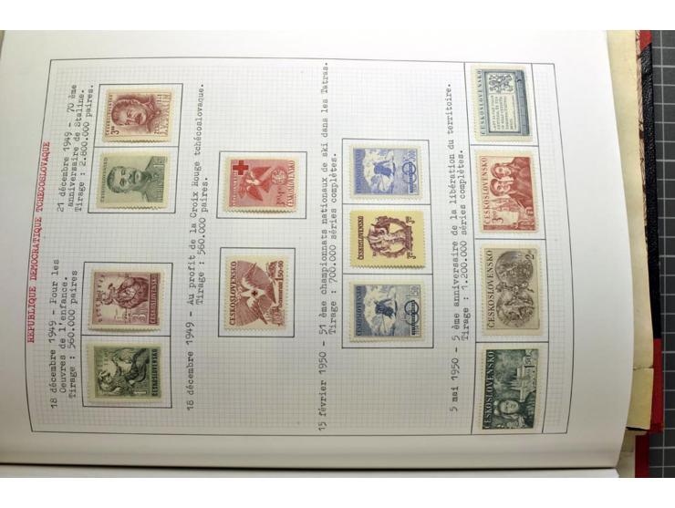  1918/86, ungebrauchte und gestempelte Sammlung mit lokalen Revolutionsausgaben, VZOREC auf Hradschin, Portoprovisiorien, Pro