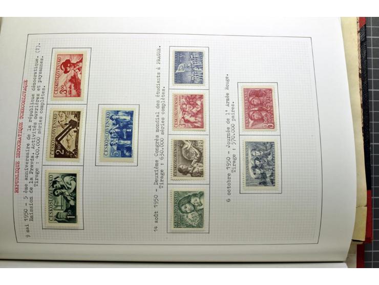  1918/86, ungebrauchte und gestempelte Sammlung mit lokalen Revolutionsausgaben, VZOREC auf Hradschin, Portoprovisiorien, Pro