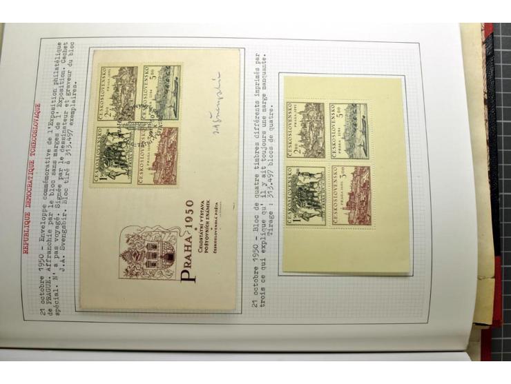  1918/86, ungebrauchte und gestempelte Sammlung mit lokalen Revolutionsausgaben, VZOREC auf Hradschin, Portoprovisiorien, Pro