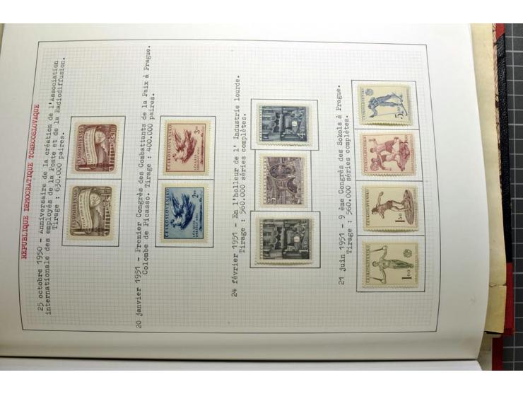  1918/86, ungebrauchte und gestempelte Sammlung mit lokalen Revolutionsausgaben, VZOREC auf Hradschin, Portoprovisiorien, Pro