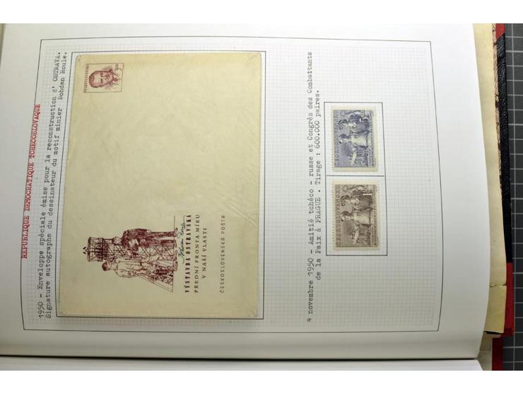  1918/86, ungebrauchte und gestempelte Sammlung mit lokalen Revolutionsausgaben, VZOREC auf Hradschin, Portoprovisiorien, Pro