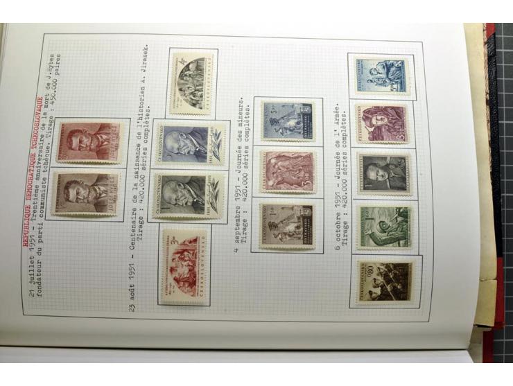  1918/86, ungebrauchte und gestempelte Sammlung mit lokalen Revolutionsausgaben, VZOREC auf Hradschin, Portoprovisiorien, Pro