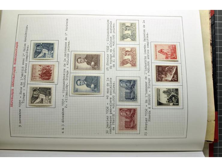  1918/86, ungebrauchte und gestempelte Sammlung mit lokalen Revolutionsausgaben, VZOREC auf Hradschin, Portoprovisiorien, Pro