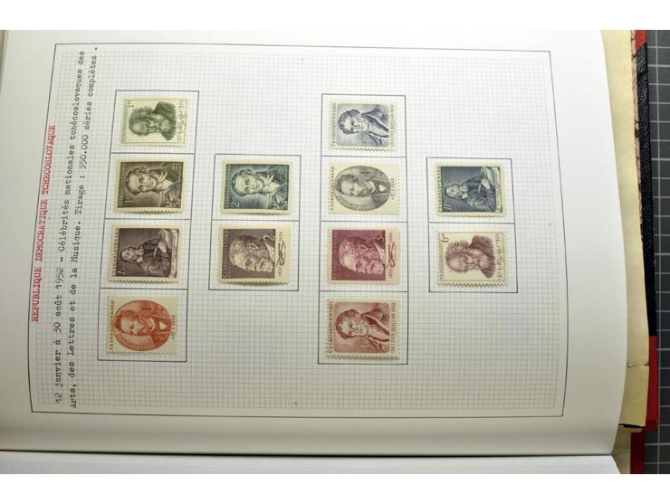  1918/86, ungebrauchte und gestempelte Sammlung mit lokalen Revolutionsausgaben, VZOREC auf Hradschin, Portoprovisiorien, Pro