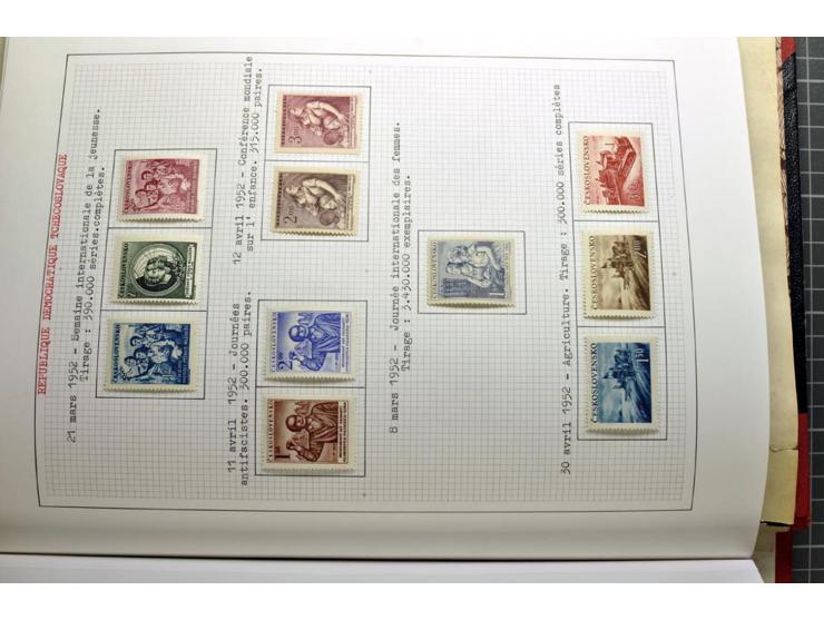  1918/86, ungebrauchte und gestempelte Sammlung mit lokalen Revolutionsausgaben, VZOREC auf Hradschin, Portoprovisiorien, Pro