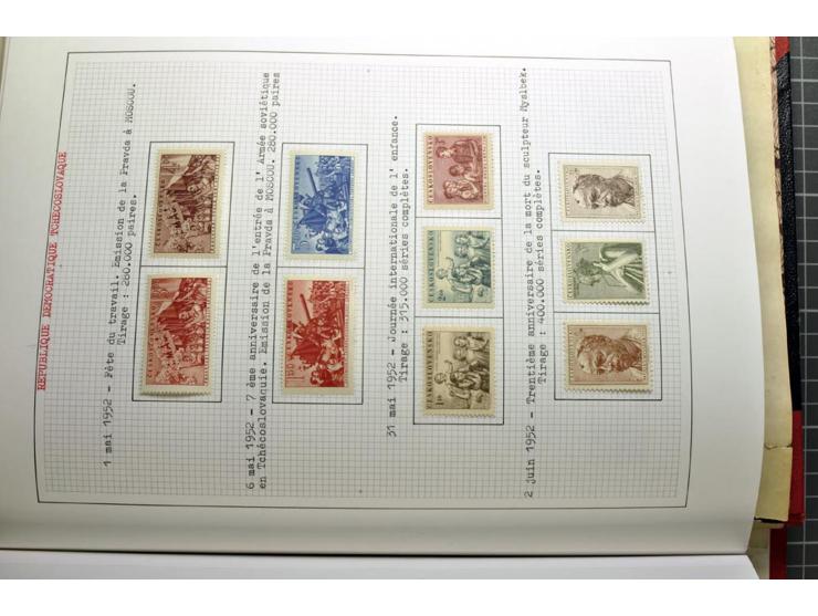  1918/86, ungebrauchte und gestempelte Sammlung mit lokalen Revolutionsausgaben, VZOREC auf Hradschin, Portoprovisiorien, Pro