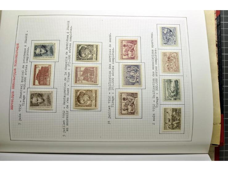  1918/86, ungebrauchte und gestempelte Sammlung mit lokalen Revolutionsausgaben, VZOREC auf Hradschin, Portoprovisiorien, Pro