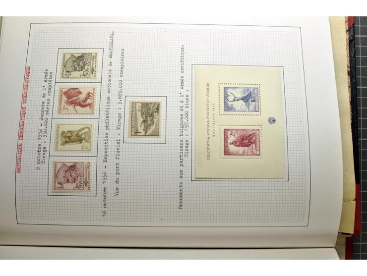  1918/86, ungebrauchte und gestempelte Sammlung mit lokalen Revolutionsausgaben, VZOREC auf Hradschin, Portoprovisiorien, Pro