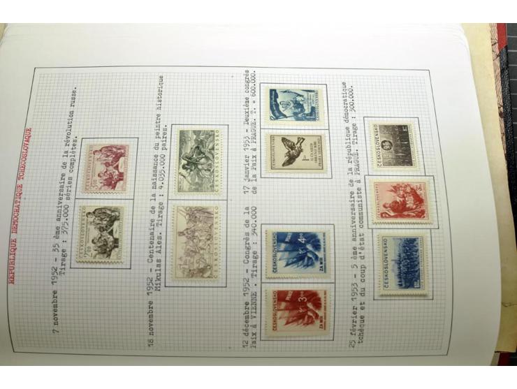  1918/86, ungebrauchte und gestempelte Sammlung mit lokalen Revolutionsausgaben, VZOREC auf Hradschin, Portoprovisiorien, Pro
