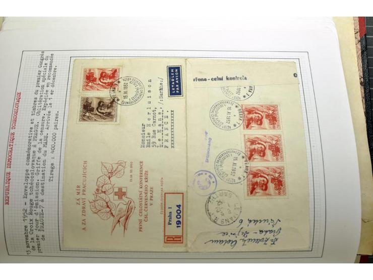  1918/86, ungebrauchte und gestempelte Sammlung mit lokalen Revolutionsausgaben, VZOREC auf Hradschin, Portoprovisiorien, Pro
