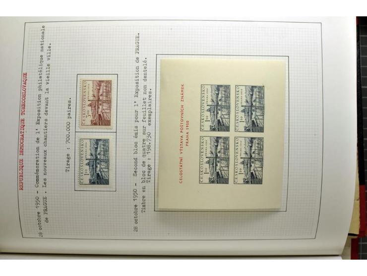  1918/86, ungebrauchte und gestempelte Sammlung mit lokalen Revolutionsausgaben, VZOREC auf Hradschin, Portoprovisiorien, Pro