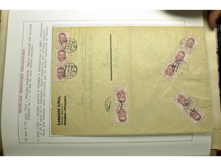  1918/86, ungebrauchte und gestempelte Sammlung mit lokalen Revolutionsausgaben, VZOREC auf Hradschin, Portoprovisiorien, Pro
