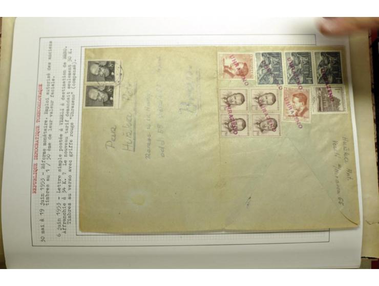  1918/86, ungebrauchte und gestempelte Sammlung mit lokalen Revolutionsausgaben, VZOREC auf Hradschin, Portoprovisiorien, Pro