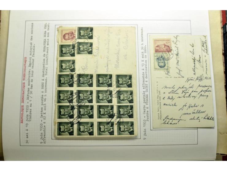  1918/86, ungebrauchte und gestempelte Sammlung mit lokalen Revolutionsausgaben, VZOREC auf Hradschin, Portoprovisiorien, Pro