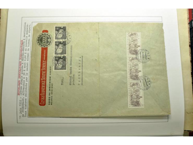  1918/86, ungebrauchte und gestempelte Sammlung mit lokalen Revolutionsausgaben, VZOREC auf Hradschin, Portoprovisiorien, Pro