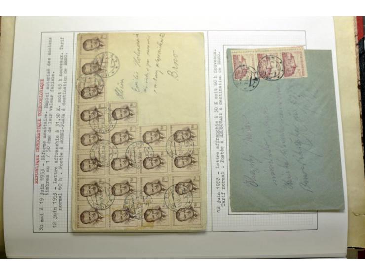  1918/86, ungebrauchte und gestempelte Sammlung mit lokalen Revolutionsausgaben, VZOREC auf Hradschin, Portoprovisiorien, Pro