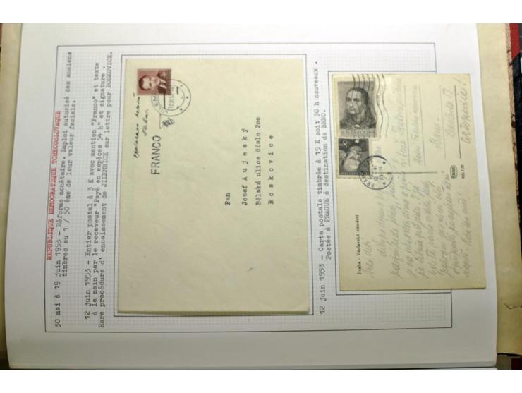  1918/86, ungebrauchte und gestempelte Sammlung mit lokalen Revolutionsausgaben, VZOREC auf Hradschin, Portoprovisiorien, Pro