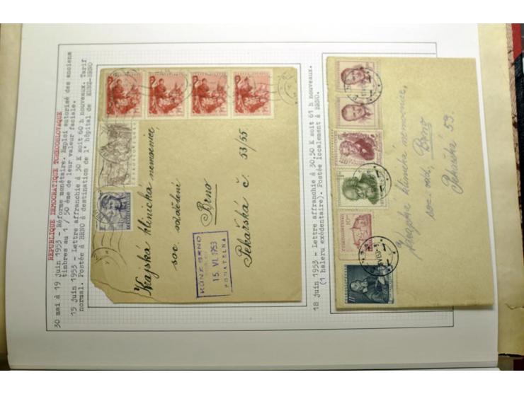  1918/86, ungebrauchte und gestempelte Sammlung mit lokalen Revolutionsausgaben, VZOREC auf Hradschin, Portoprovisiorien, Pro
