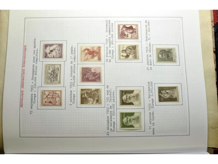  1918/86, ungebrauchte und gestempelte Sammlung mit lokalen Revolutionsausgaben, VZOREC auf Hradschin, Portoprovisiorien, Pro
