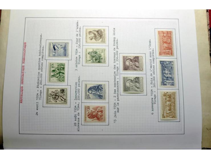  1918/86, ungebrauchte und gestempelte Sammlung mit lokalen Revolutionsausgaben, VZOREC auf Hradschin, Portoprovisiorien, Pro